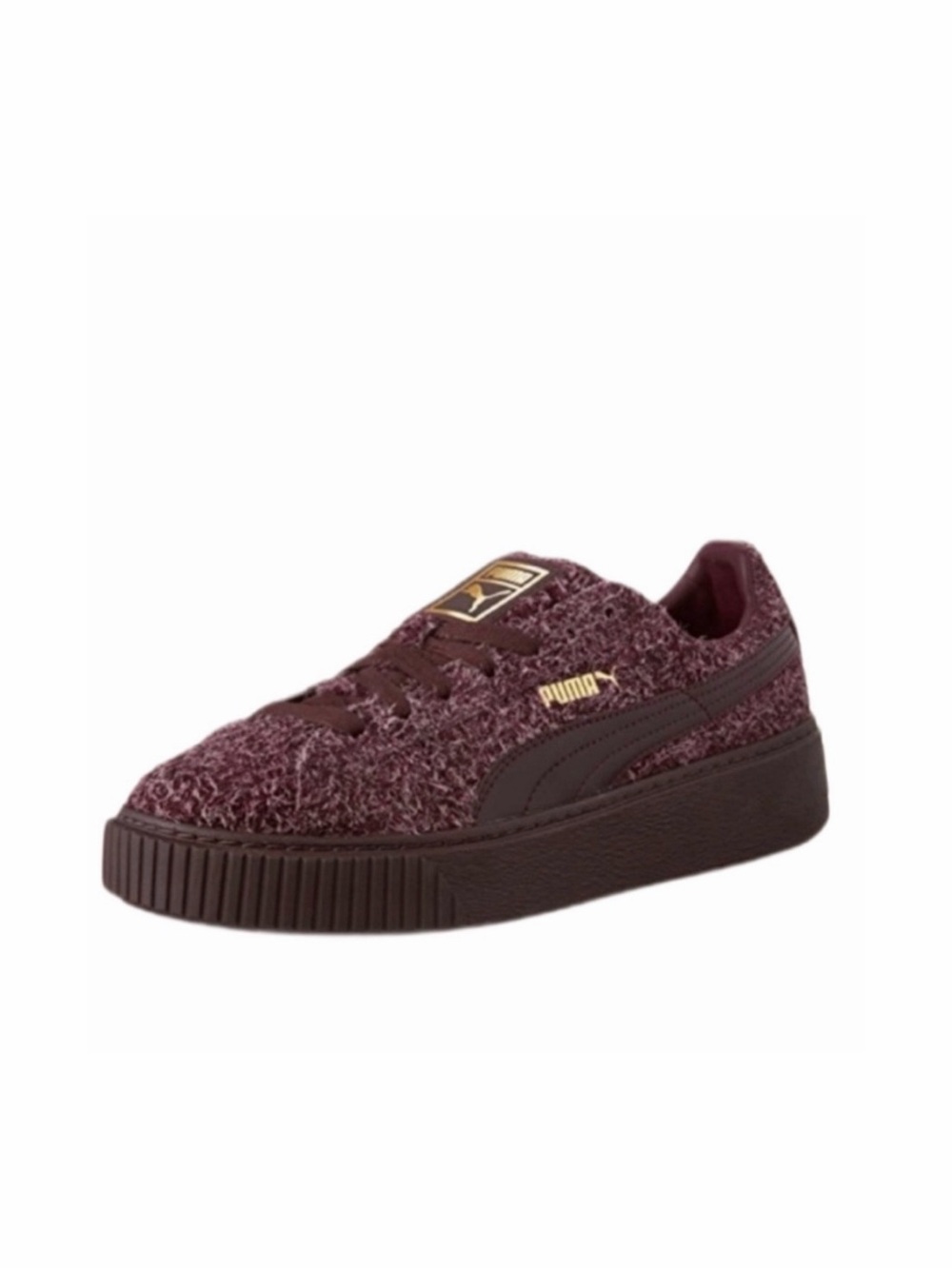 PUMA Suede Platform Elemental Training Women's Shoes Size 6 Maroon Y2K